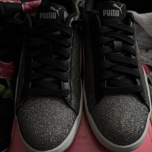 Puma Black Sparkle Sneakers